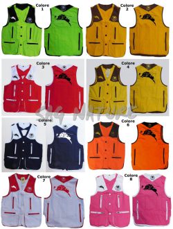 2901107 - GILET DRESSEUR CON RICAMO TESTA POINTER - TG XS ALLA 5XL - LA NUOVA REGINA - SAG NATURE