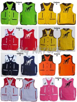 2901110 - GILET DRESSEUR CON RICAMO KURZHAAR - TG XS ALLA 5XL - LA NUOVA REGINA - SAG NATURE