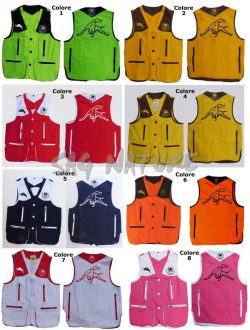 2901111 - GILET DRESSEUR CON RICAMO POINTER - TG XS ALLA 5XL - LA NUOVA REGINA - SAG NATURE