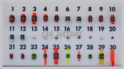 3003015 - MIRINO CAMP. 17 ----- FILETTO MM 2,6 - 3,0 - 1/8 - 3,5 - 4,0 - CF 5 PZ