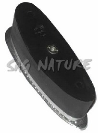 3501008 - CALCIOLO IN GOMMA TIPO SPECIAL 55 DRITTO CON PIASTRE REGOLABILI - MM50x140x26 - INTERASSE 85 MM - CERVELLATI - 202281