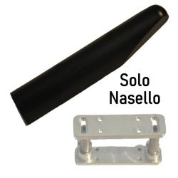 3501019 - NASELLO IN SILICONE DI COLORE NERO - MISURA 200x37 MM - CERVELLATI - 214577