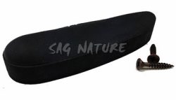 3601003 - CALCIOLO GOMMA SOFT ALT.mm25 INT.SE mm82 NERO PIENO - SCATOLA CATONE  + VITI - RECCO CALCIOLI LUX 25 P