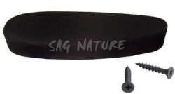 3601023 - CALCIOLO GOMMA SOFT ALT.mm20 INT.SE mm82 NERO FINTA PELLE PIENO - SCATOLA CARTONE + VITI - RECCO CALCIOLI 500/20 SP