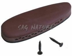 3601036 - CALCIOLO GOMMA SOFT ALT.mm20 INT.SE mm82 MARRONE FINTA PELLE VENTILATO - SCATOLA CARTONE + VITI - RECCO CALCIOLI 520 SP