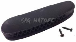 3601041 - CALCIOLO GOMMA SOFT ALT.mm25 INT.SE mm82 NERO VENTILATO - SCATOLA CARTONE + VITI - RECCO CALCIOLI LUX 25 V