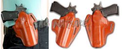 3801021 - FONDINA MASC HOLSTER IN CUOIO NERA O TAN - DX O SX  ART. LXGF-140 HISAR