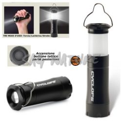 4201015 - LAMPADA - LANTERNA APOLLO XP 200 - 200LM - ALIMENTATA DA BATTERIE AAA - CYC-LF200 - CYCLOPS