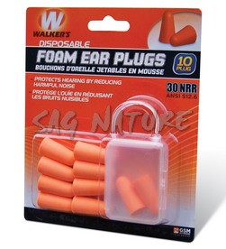 4201032 - CONFEZIONE 5 COPPIE DI TAPPI IN SCHIUMA PER LE ORECCHIE  - GWP-FP5PK - WALKER'S