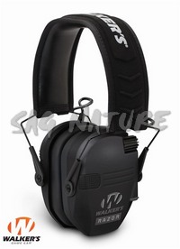 4201051 - CUFFIA ELETTRONICA RAZOR - PROFILO BASSO - COLORE NERO - COFANETTO - GWP-RSEM - WALKER'S