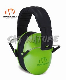 4201057 - CUFFIA PASSIVA PER BAMBINI DA 6 MESI A 8 ANNI - COLORE VERDE LIME - GWP-FKDM-LG - WALKER'S
