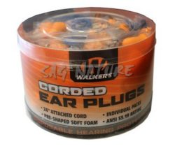 4201067 - CONFEZIONE TAPPI IN SCHIUMA PER ORECCHIE - CON CORDINO - 100 PZ - 50 PAIA - GWP-CORDPLGBKT - WALKER'S