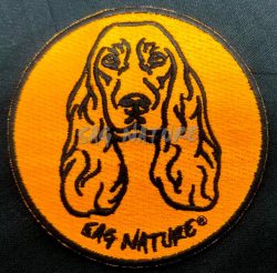 4901006 - PATCH TOPPA TESTA CANE COCKER - DIAMETRO 8,5 CM - SAG NATURE