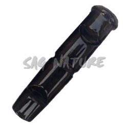 5401004 - FISCHIETTO DOPPIO CON DUE TONI IN CORNO DI BUFALO (TRILLO E FISCHIO) COMPLETO DI LACCETTO - LUNGH 7,0 CM - SAG NATURE