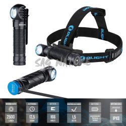 5501015 - LAMPADA PERUN2-RICARICABILE - 2500 LUMENS - BATTERIA 21700 da 4000mAh - DISTANZA ILLUMINAZIONE 166 METRI - IMPERMEABILE - GARANZIA 5 ANNI - OLIGHT