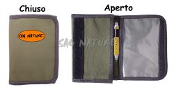 6001015 - PORTADOCUMENTI IN CORDURA CON TASCA INTERNA 12X16,5 CM - SAG NATURE