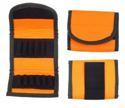 6203006 - PORTA CARTUCCE ORANGE DA CINTURA IN CORDURA E CELLE ELASTICHE - 12 CELLE CALIBRO 30/06 - SAG NATURE