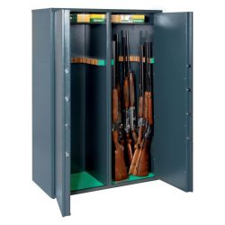 2301010 - CASSAFORTE/ARMADIO BLINDATO SERIE "L" MOD. GLS2-960KK - 28 POSTI FUCILE - CM 140X69X46 - COL. ANTRACITE - KG 105 - CHIAVE VDS1 - GRIFFON