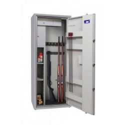 2301047 - CASSAFORTE/ARMADIO BLINDATO MOD. GE600KL - 8 FUCILI - CM 152x60x37 - PESO KG 128 ca. - TESORETTO BLINDATO E RIPIANI - GRIFFON