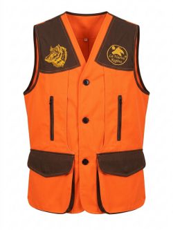 2901108 - GILET DRESSEUR CON RICAMO TESTA CINGHIALE - TG XS ALLA 7XL - LA NUOVA REGINA - SAG NATURE