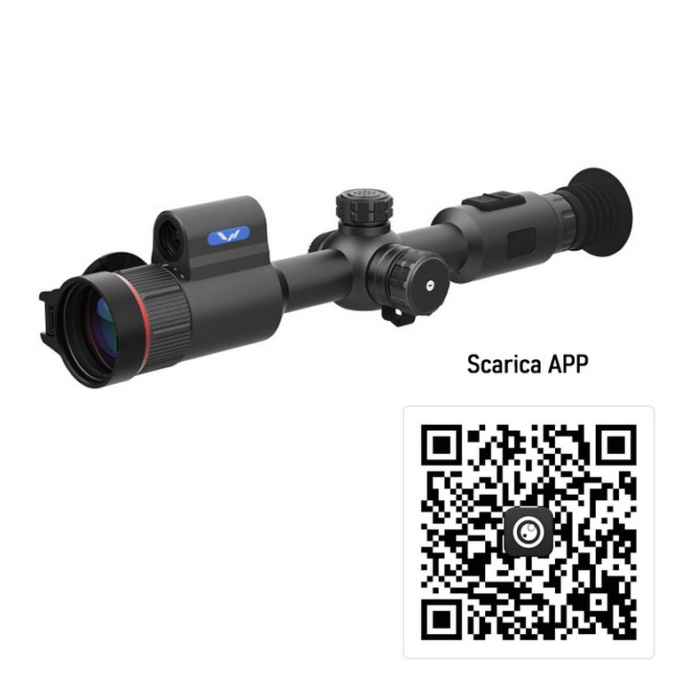 6703001 - CANNOCCHIALE TERMICO MEDUSA M3 - CON CALCOLATORE BALISTICO - PROCESSORE 640X512 - LUNGHEZZA FOCALE 50MM - FALCON