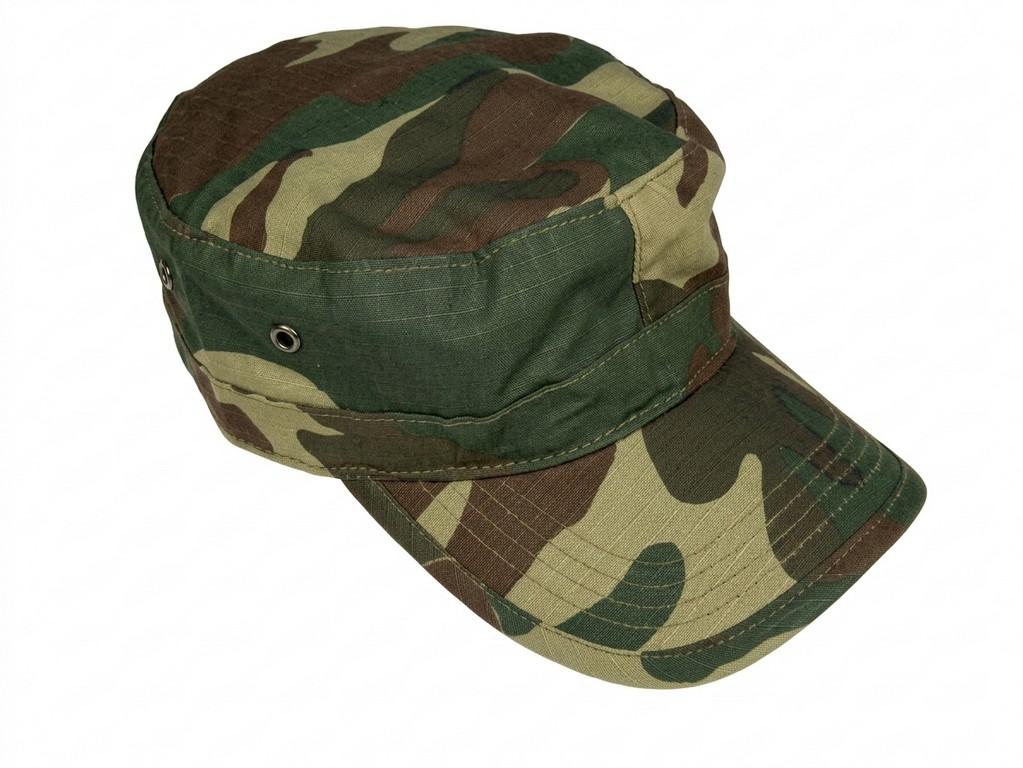 0103005 - CAPPELLO CAMBOGIANO COLORE MIMETICO - 100% COTONE QUADRETTATO - CF 6 PZ - CAPLOW