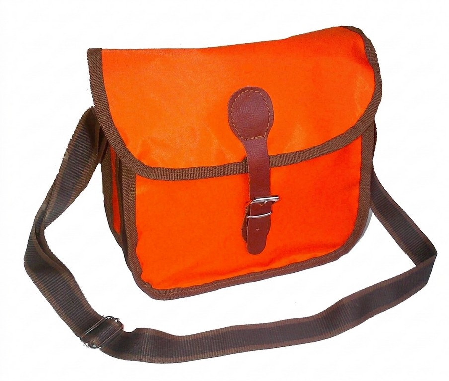 0302029 - BORSA IN POLIESTERE MIS. 24X24X8 CM - DISPONIBILE IN COLORE ARANCIONE - VERDE O MARRONE - SAG NATURE