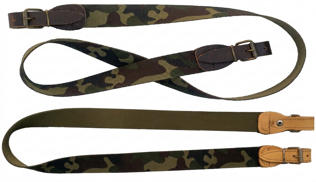 0303049 - BRETELLA NYLON MIMETICA LARGHEZZA 30 MM CON TERMINALE SCURO O TERMINALE CHIARO - CF 12 PZ - SAG NATURE