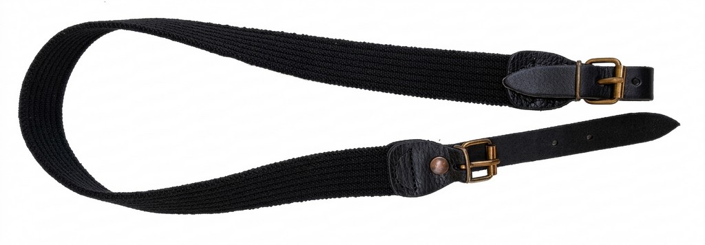 0303053 - BRETELLA IN ELASTICO DOPPIO CON ANTISCIVOLO LARGHEZZA DA 30 MM COLORE NERO - CF 6 PZ - SAG NATURE