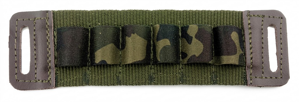 0305007 - GIBERNA A FASCIA IN NYLON CON CELLE 6 ELASTICHE COLORE MIMETICO - TUTTI I CALIBRI - SAG NATURE