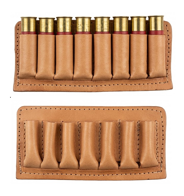 0305021 - GIBERNA IN PELLE VACCHETTA 6 CELLE - TUTTI I CALIBRI - SAG NATURE