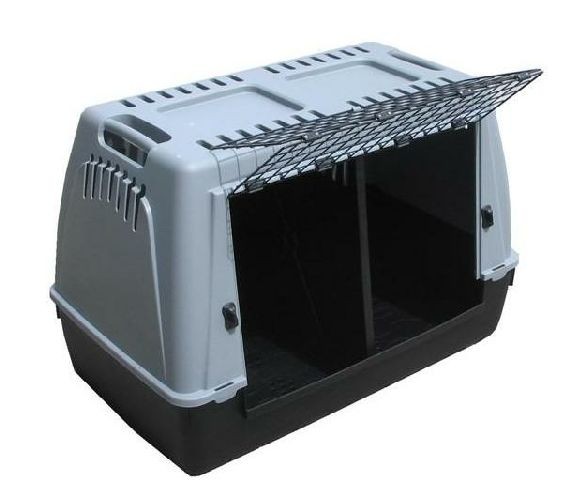 0803010 - TRASPORTINO BRACCO 100 PER CANI GRIGIO/VERDE MIS. 100x60x65H CM - NON INCLUSO DIVISORIO ARTICOLO 0803012 - PRODOTTO ACQUISTABILE SOLO CON RITIRO IN SEDE