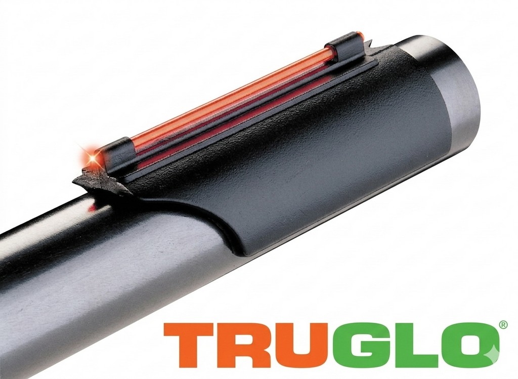 0806002 - MIRINO PER FUCILE SENZA BINDELLA CAL. 12/20 IN FIBRA OTTICA - COLORE VERDE - TG93A - TRUGLO