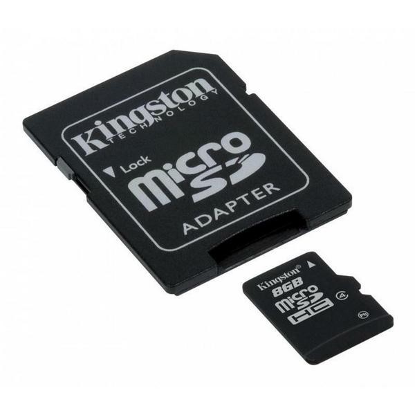 0808029 - CHIAVETTA MICRO SD 8GB VARIE MARCHE COMPLETA DI ADATTATORE  CON 34 CANTI UCCELLI