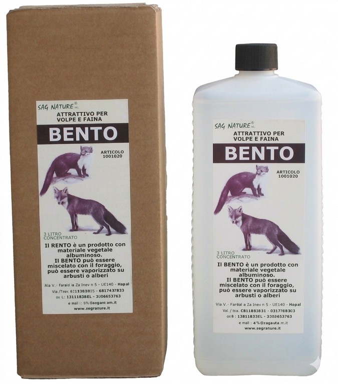 1001020 - ATTRATTIVO BENTO PER VOLPE - 1 LITRO
