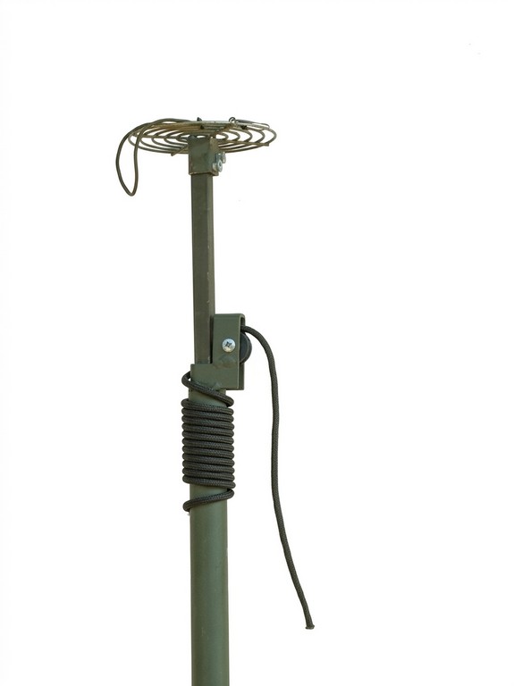 1002027 - RACCHETTA A STANTUFFO PER PICCIONI - MATERIALE FERRO E ALLUMINIO - ALTEZZA CHIUSA 84 CM - COLOMABACCIO