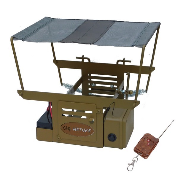 1002041 - LANCIAVOLATILI CON TELECOMANDO- BATTERIA 12V RICARICABILE - STARNE E PICCIONI - SAG NATURE