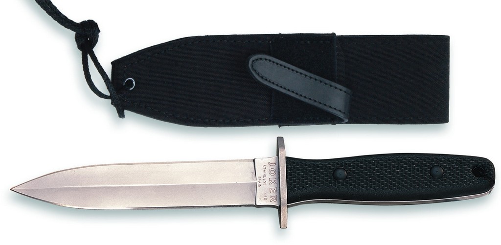 1201039 - COLTELLO LAMA 15 CM IN ACCIAIO 440 PESO 238 GR - COMPLETO DI FODERO - JOKER CF01