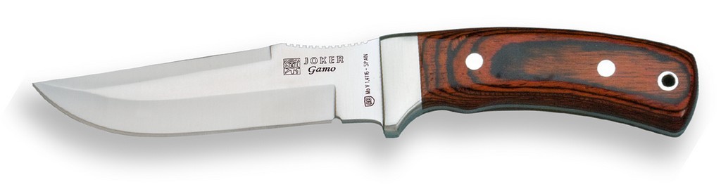 1201492 - COLTELLO CON MANICO IN STAMINA LAMA 13 CM PESO 270 GR - COMPLETO DI FODERO - JOKER CR45