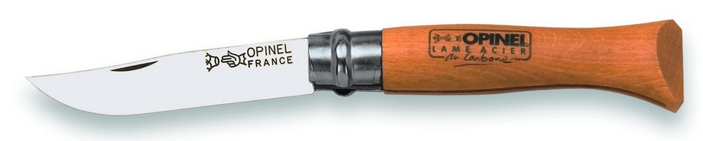 1202058 - COLTELLO OPINEL N 8 LAMA IN CARBONIO DA 8,3 CM - OP608