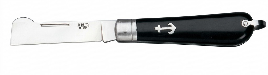 1203157 - COLTELLO DA MARINAIO CON MANICO ABS E LAMA INOX 8 CM - JKR247