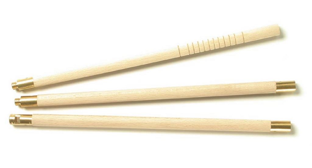 1301095 - BACCHETTONE PER FUCILE IN LEGNO A 3 PEZZI, DIAM 13MM