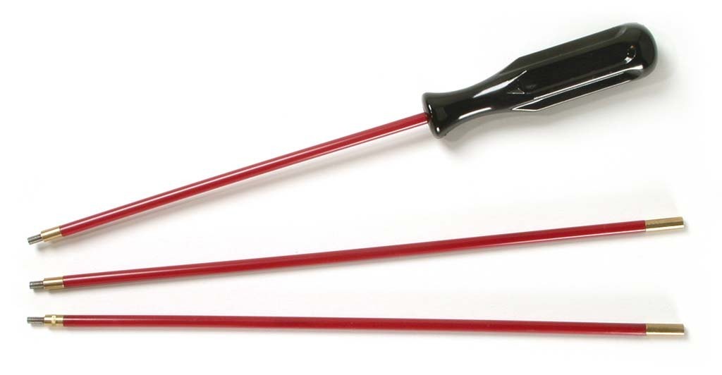 1301102 - BACCHETTONE PER CARABINA E ARIA COMPRESSA IN ACCIAIO PLAST., A 3 PEZZI, DIAM 4 MM, IMPUGN LEGNO FISSA