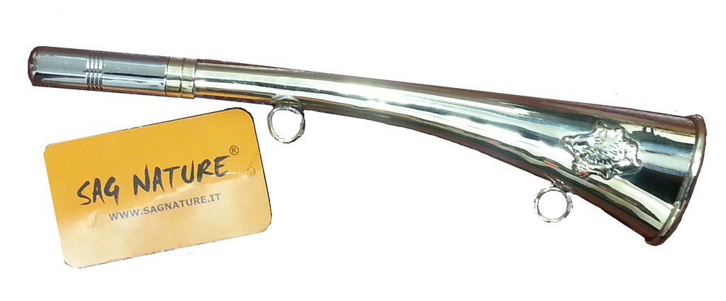 1709094 - CORNO-TROMBETTA IN OTTONE MISURA 25 CM