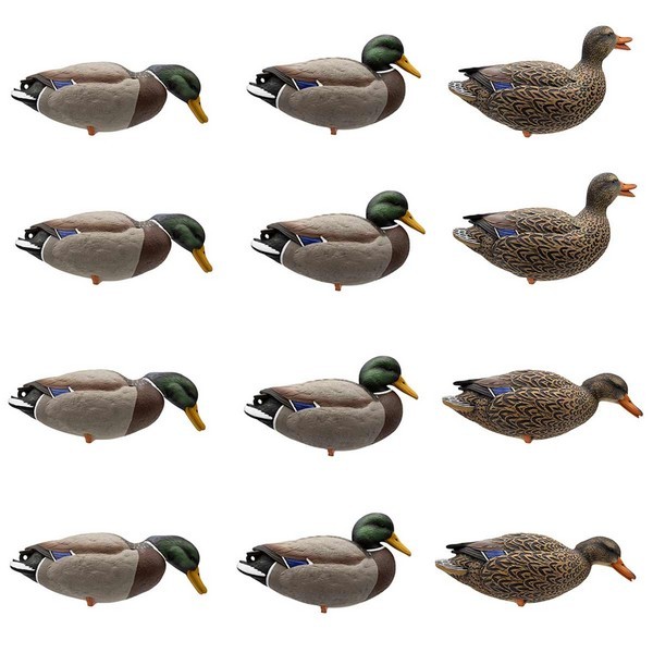 1713086 - SET GERMANO COMPOSTA DA 8 MASCHI E 4 FEMMINE DA CAMPO - CONFEZIONE DA 12 PEZZI - COMPRESO BORSA DI TRASPORTO - STAMPO 32 CM - FINAL APPROACH FA212300