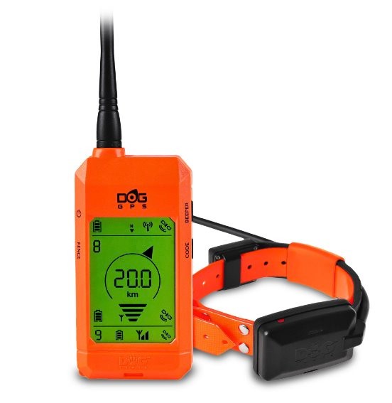 1721011 - SATELLITARE PER CANI - DOG GPS X20+ CON PALMARE COLORE ARANCIONE - SET PER 1 CANE - DOGTRACE 6120