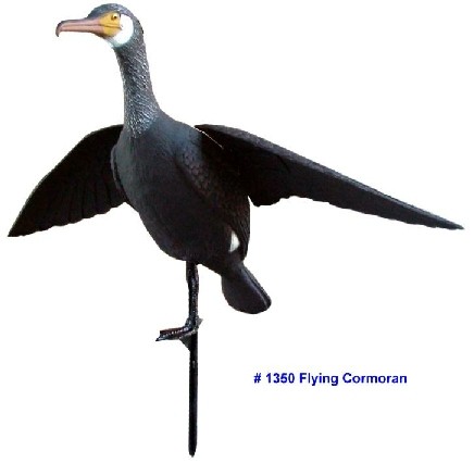 2004013 - CORMORANO CON ASTA - ZAMPE E ALI E ASTA VENTO DIREZIONALE 1350 SPORTPLAST