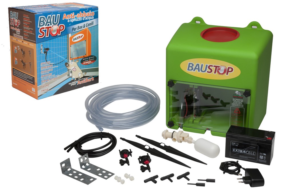 2201006 - SISTEMA ANTIABBAIO BAUSTOP COMPLETO - INCLUDE 2 SPRUZZATORI D'ACQUA - FUNZIONAMENTO MASSIMO PER 4 SPRUZZATORI