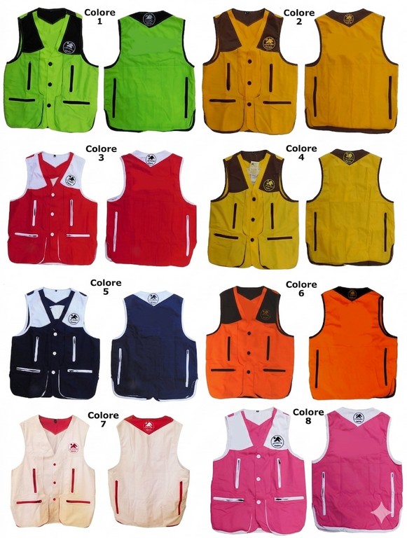 2901045 - GILET DRESSEUR - NEUTRO SENZA RICAMO - TRAINING - TG S ALLA 5XL - LA NUOVA REGINA - SAG NATURE