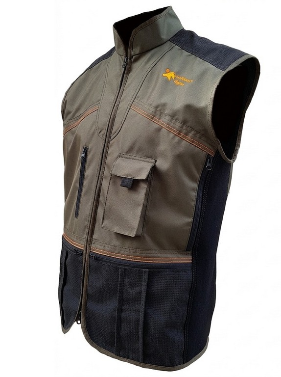 2901074 - GILET SUPREME FULL GREEN CORDURA E KEVLAR - TG S ALLA 5XL - LA NUOVA REGINA - SAG NATURE -